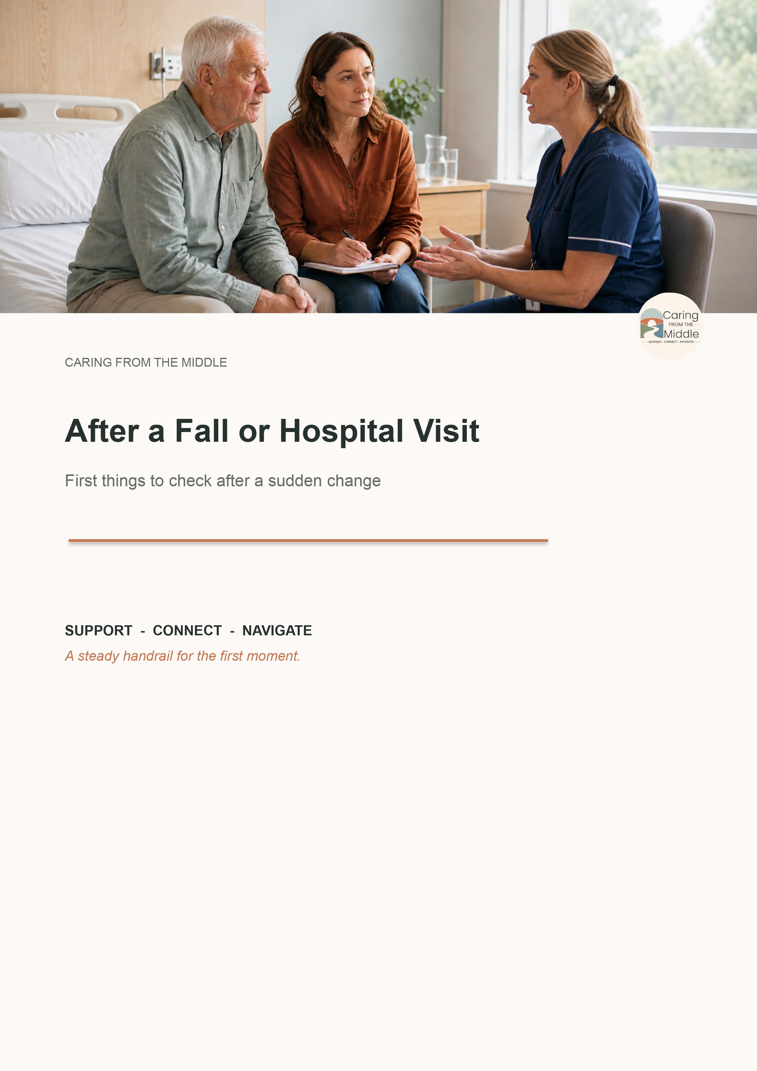 After a Fall or Hospital Visit Checklist
