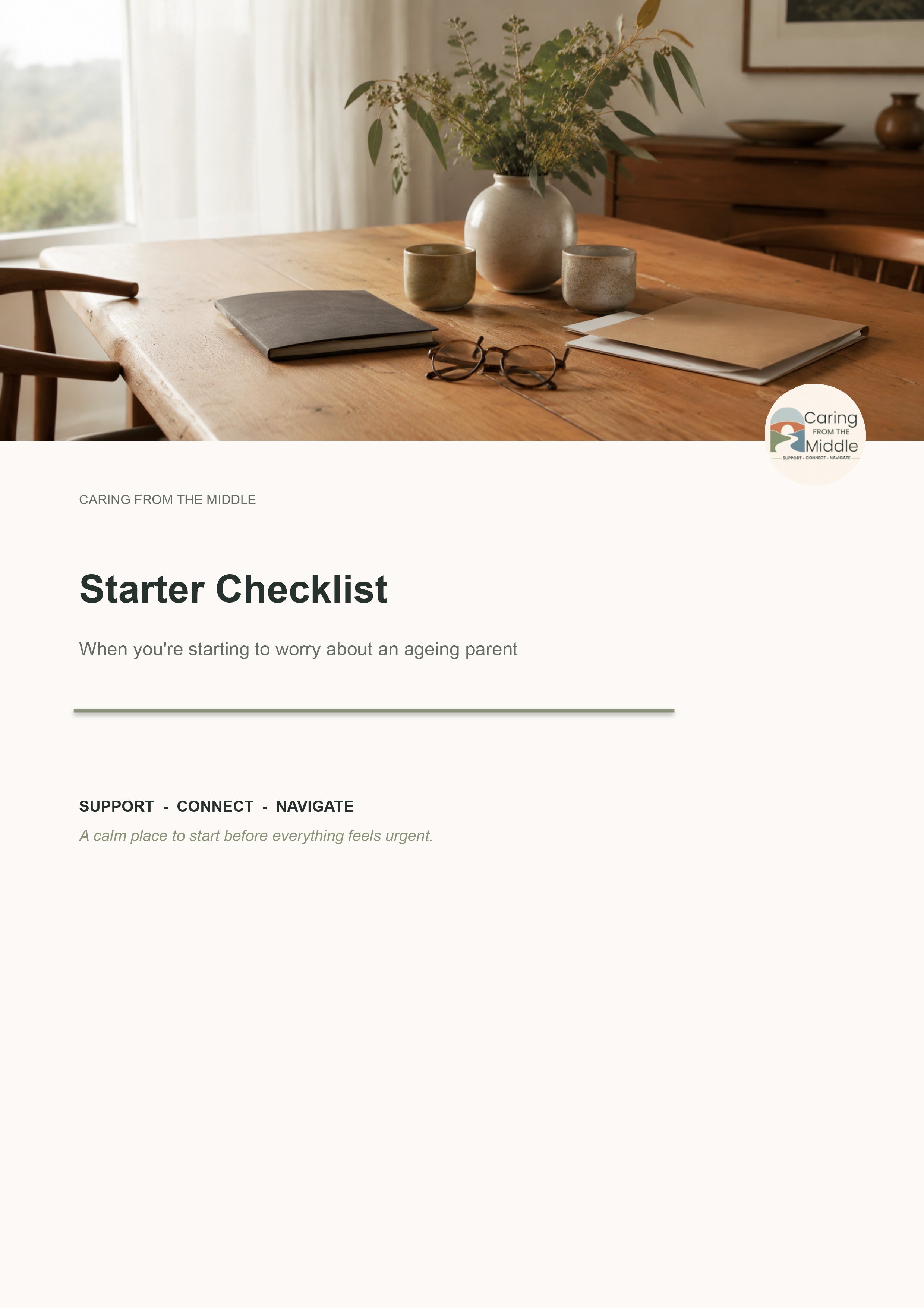 Starter Checklist